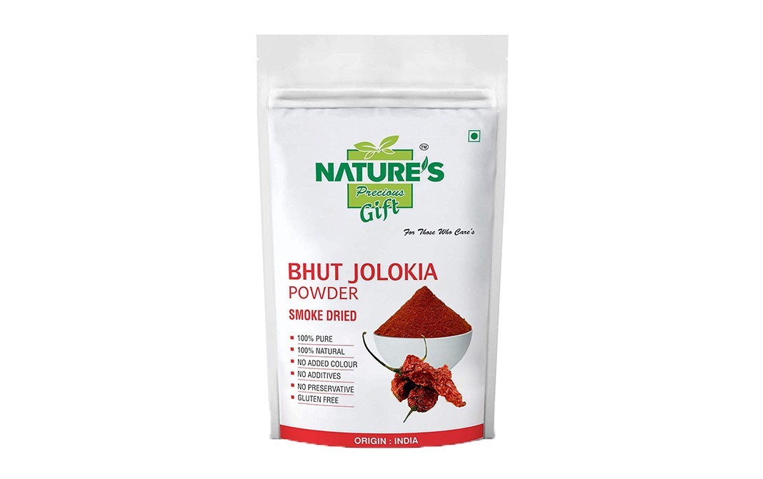 Nature's Gift Bhut Jolokia Powder Smoke Dried   Pack  1 kilogram